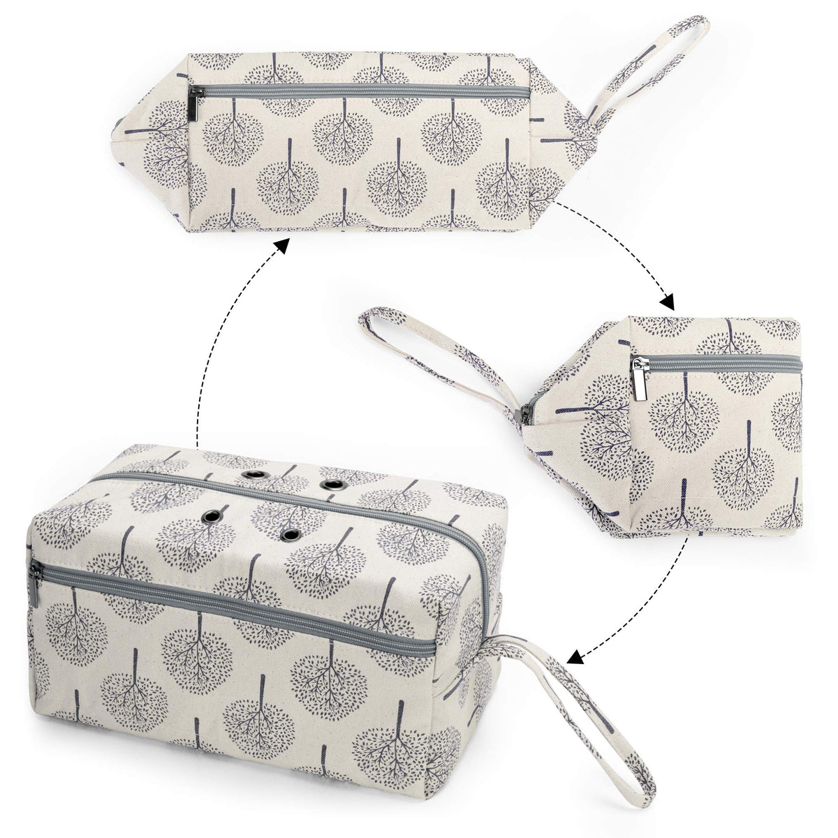 LUXJA Large Yarn Storage Bag for Yarn Skeins, Trees