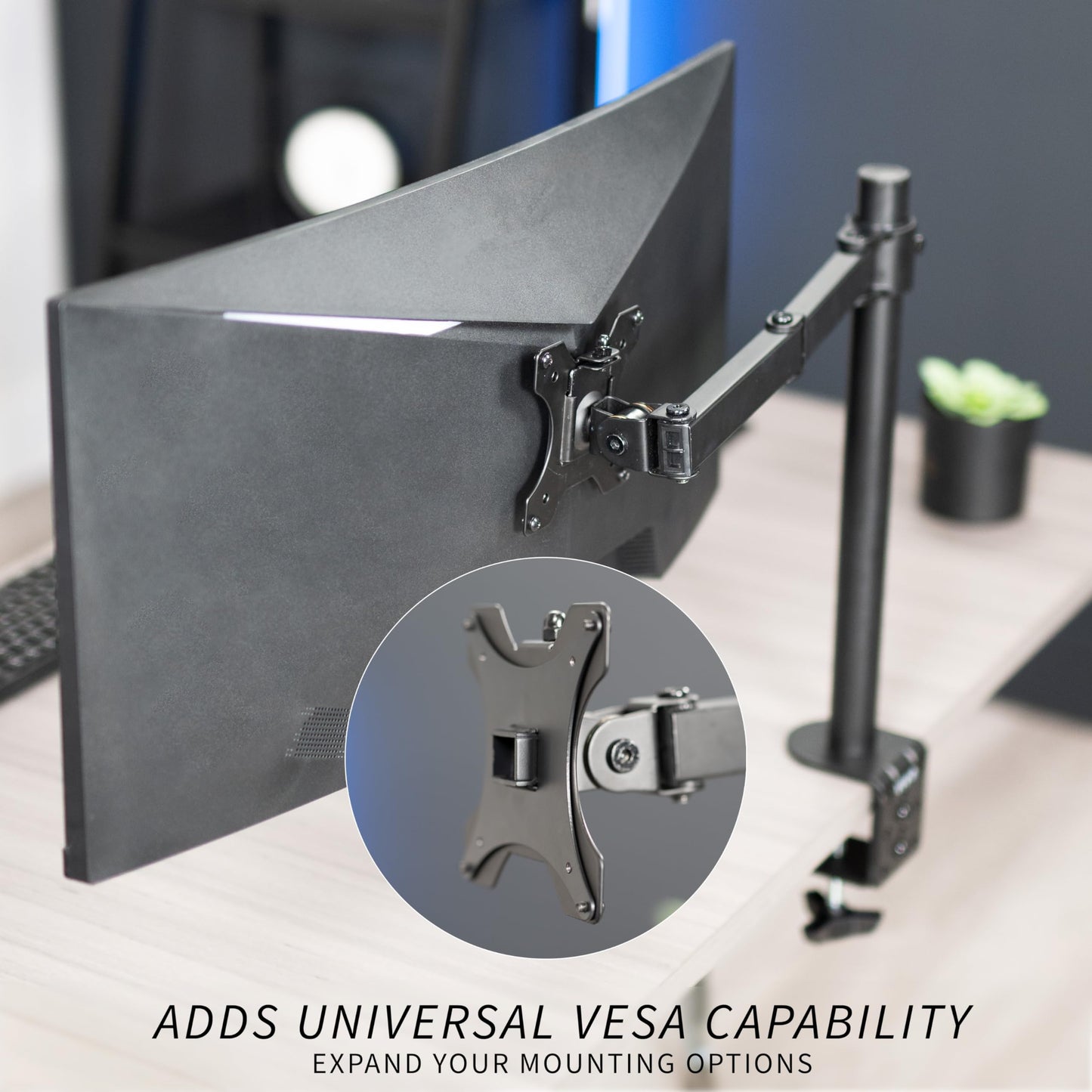 VIVO VESA Adapter Plate Bracket, Designed for Sceptre C25, C30, and C34 Monitors, VESA up to