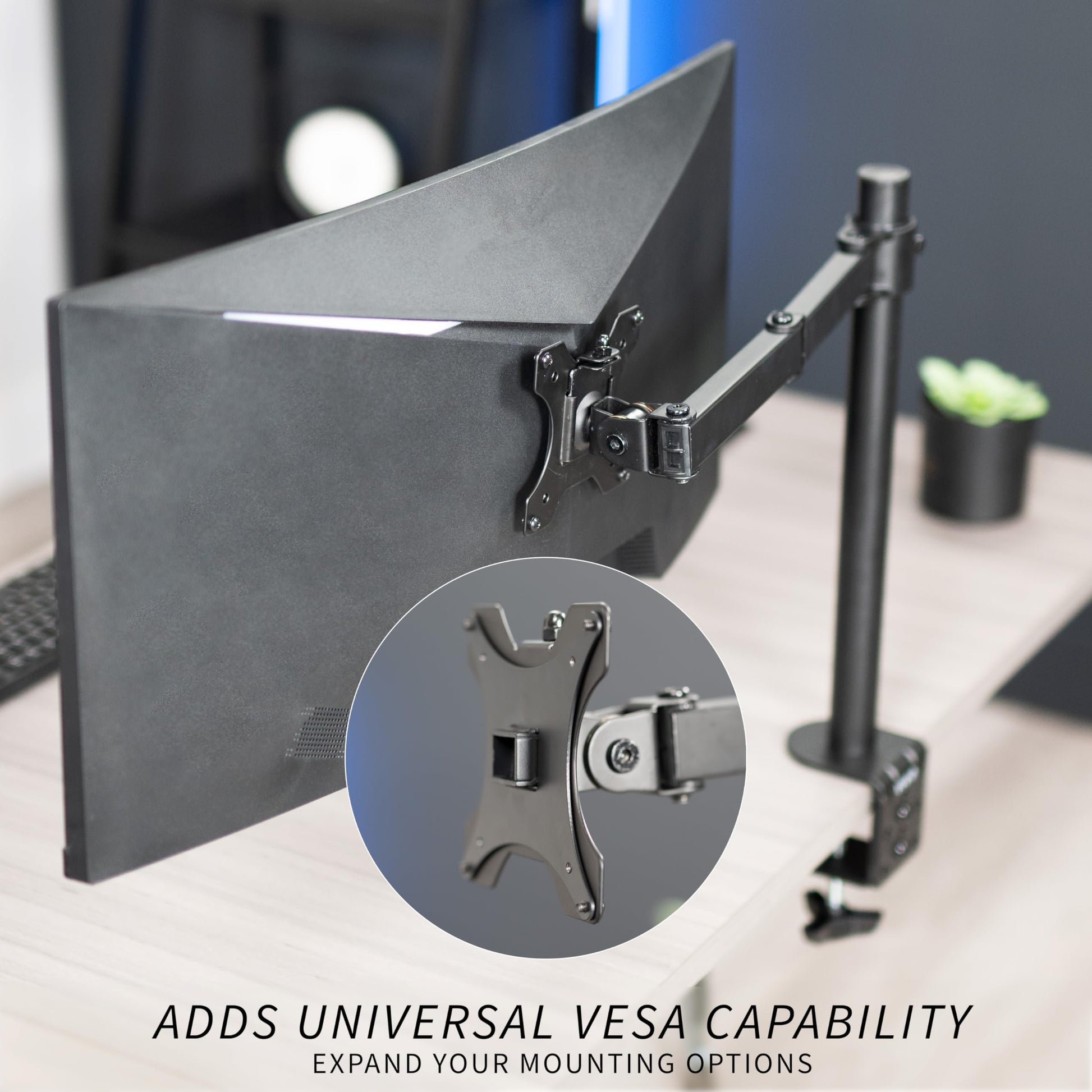 VIVO VESA Adapter Plate Bracket, Designed for Sceptre C25, C30, and C34 Monitors, VESA up to