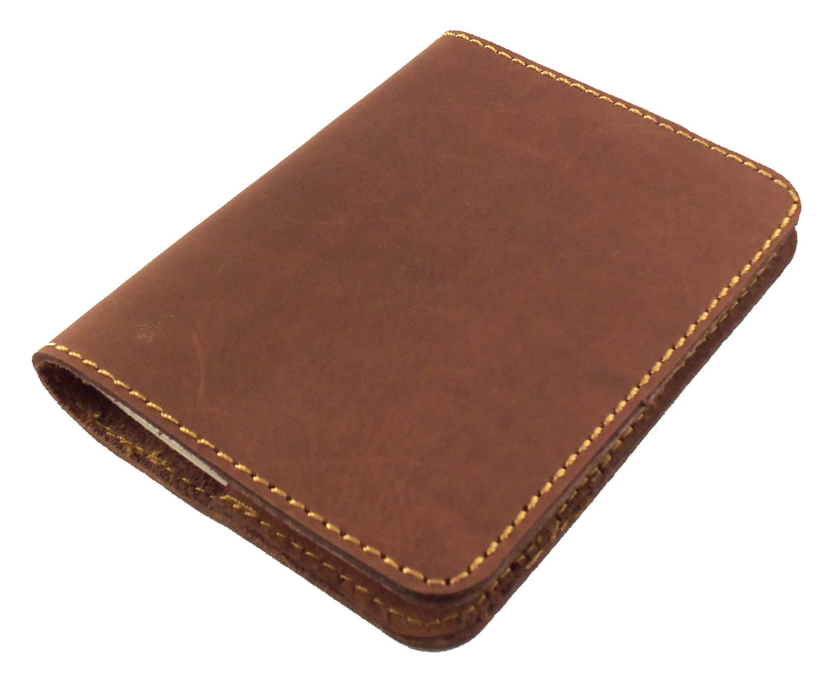 Rustic Ridge Leather Refillable Leather Pocket Notebook - Mini Composition Cover - Fits Standard