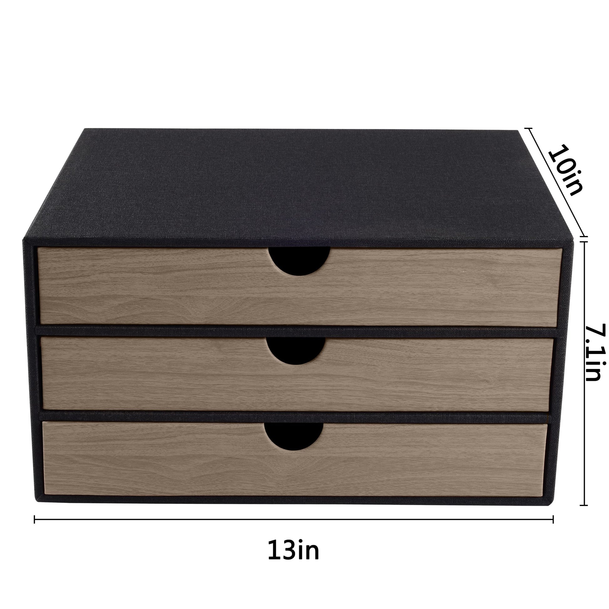 RHCSZ Fashion Multicolor Collocation Leather Desk Organizer File Cabinet Executive Office Supplies