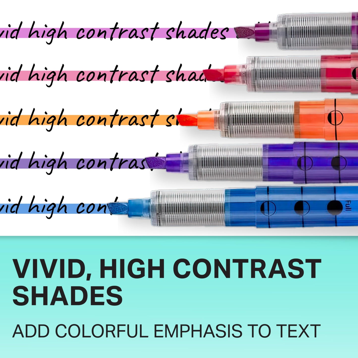 Sharpie Liquid Highlighters, Chisel Tip, Fluorescent Yellow, 12 Count