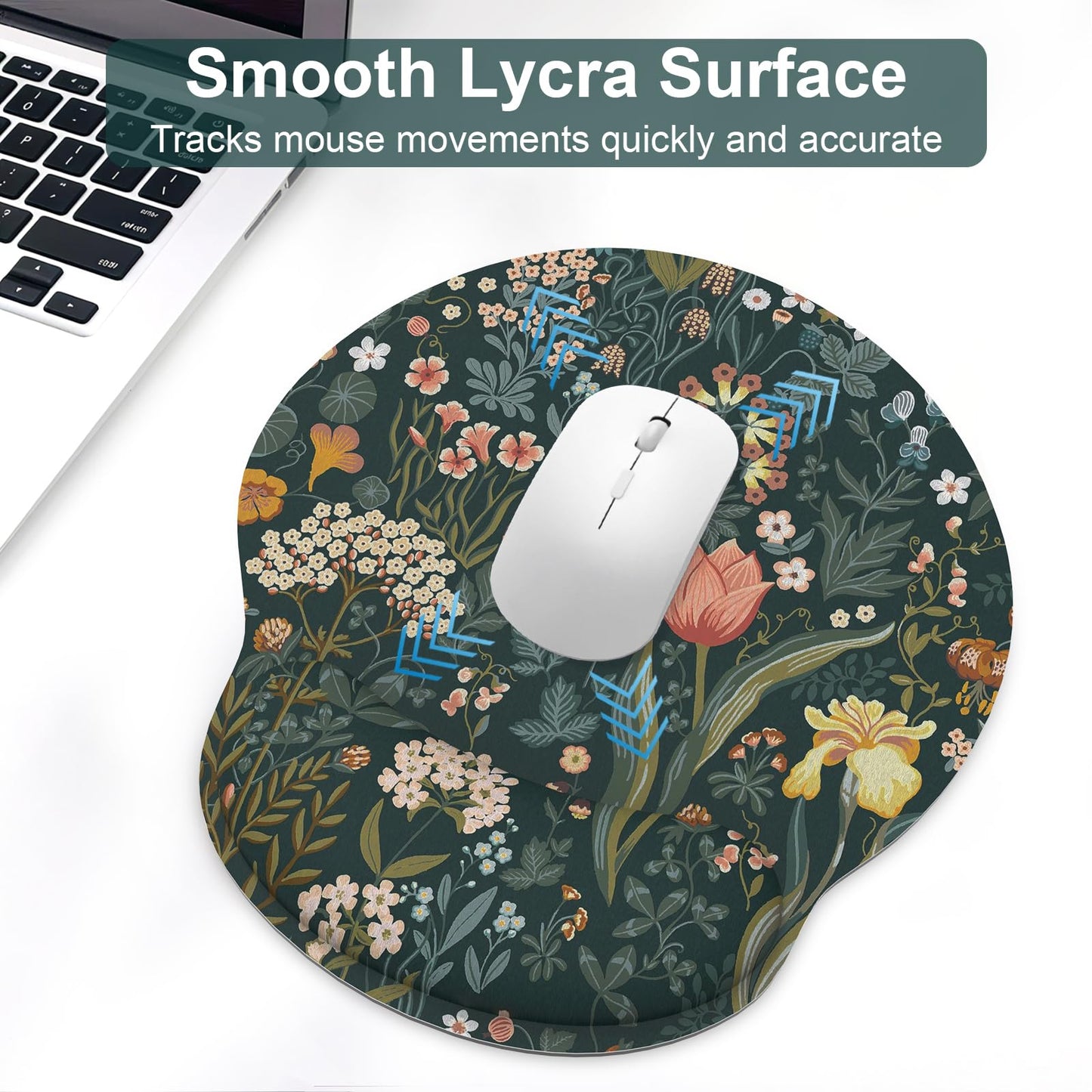 Ergonomic Mouse Pad with Wrist Rest and Keyboard Wrist Rest, Mousepad