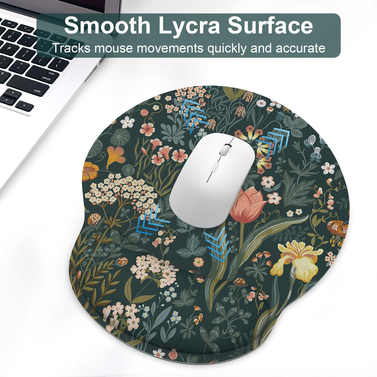 Ergonomic Mouse Pad with Wrist Rest and Keyboard Wrist Rest, Mousepad