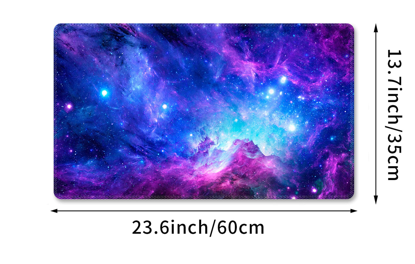 Extra Large Heavy Mouse Pad - Thick, Water-Resistant Desk Mat with Non-Slip Rubber Base - Ideal for