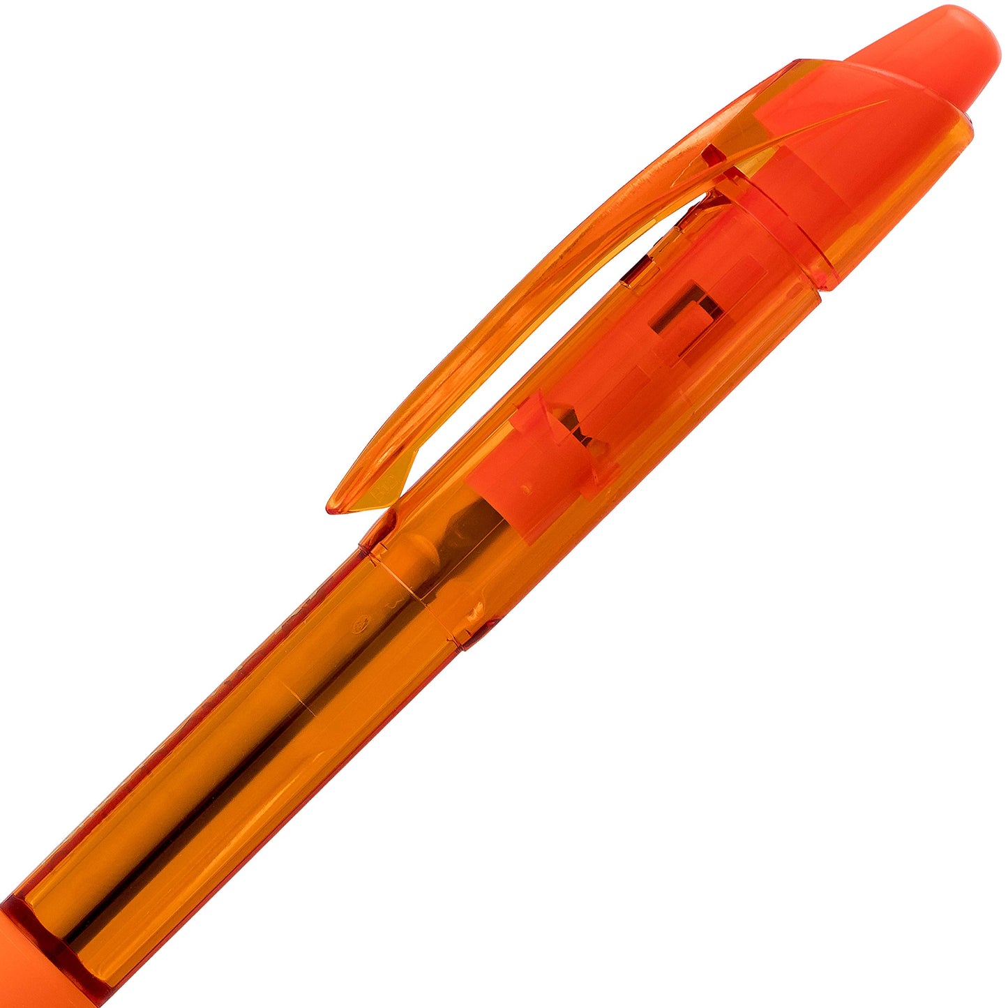 Pentel RSVP RT Colors Retractable Ballpoint Pen, (1.0mm) Medium Line, Barrel, Orange Ink, Box of 12