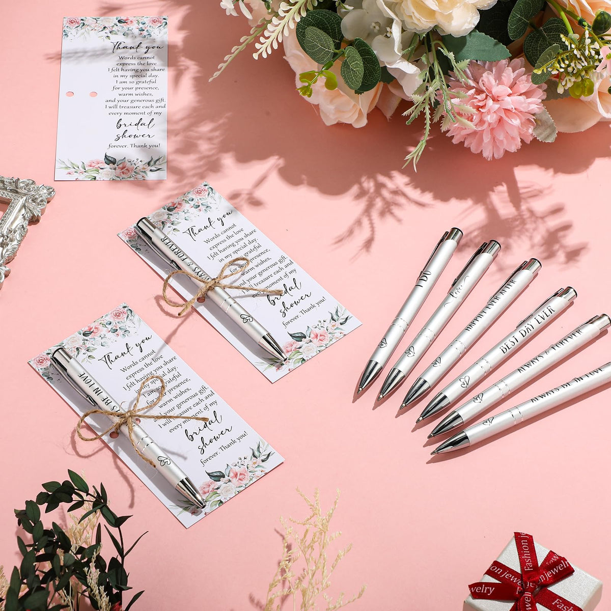Chiisong 50 Sets Bridal Shower Favors for Guests, Floral