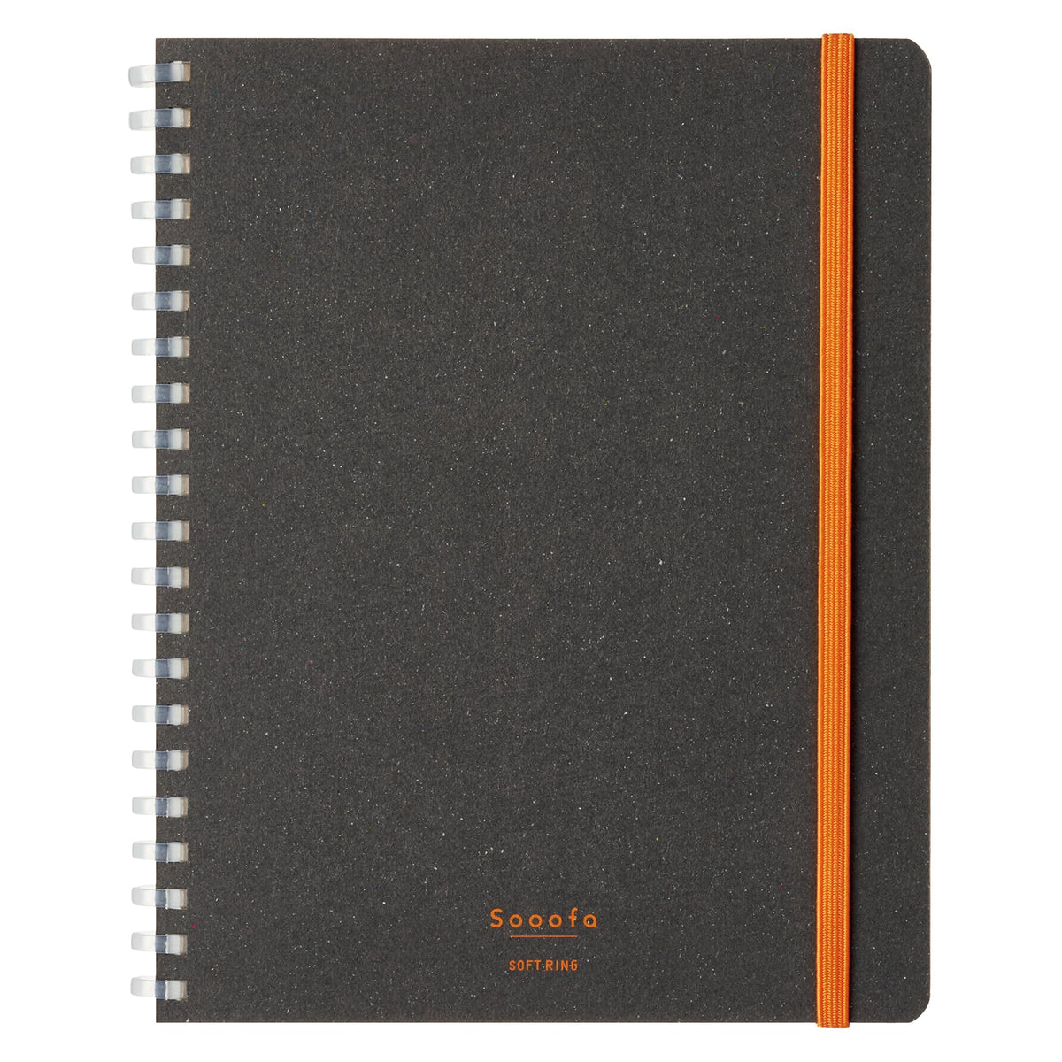 KOKUYO Graph Journal Notebook, Sooofa 7.2'' x 5.5'' Soft Ring Notebook for Women 4mm Grid Ruled, 80
