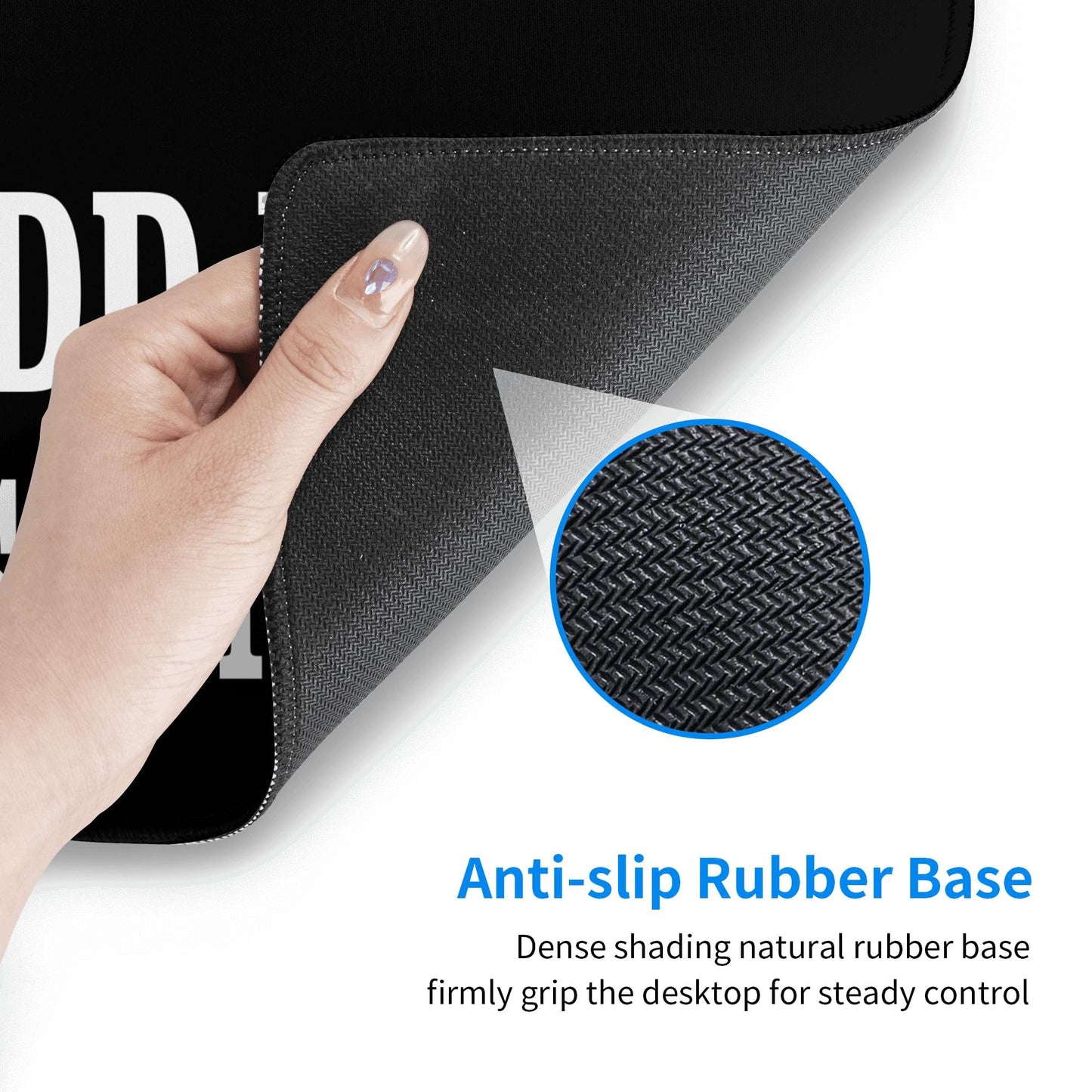 OHORTEB Custom Mouse Pad with Photo, Personalized Image Text Laptop Desk Mat, Customized Non-Slip
