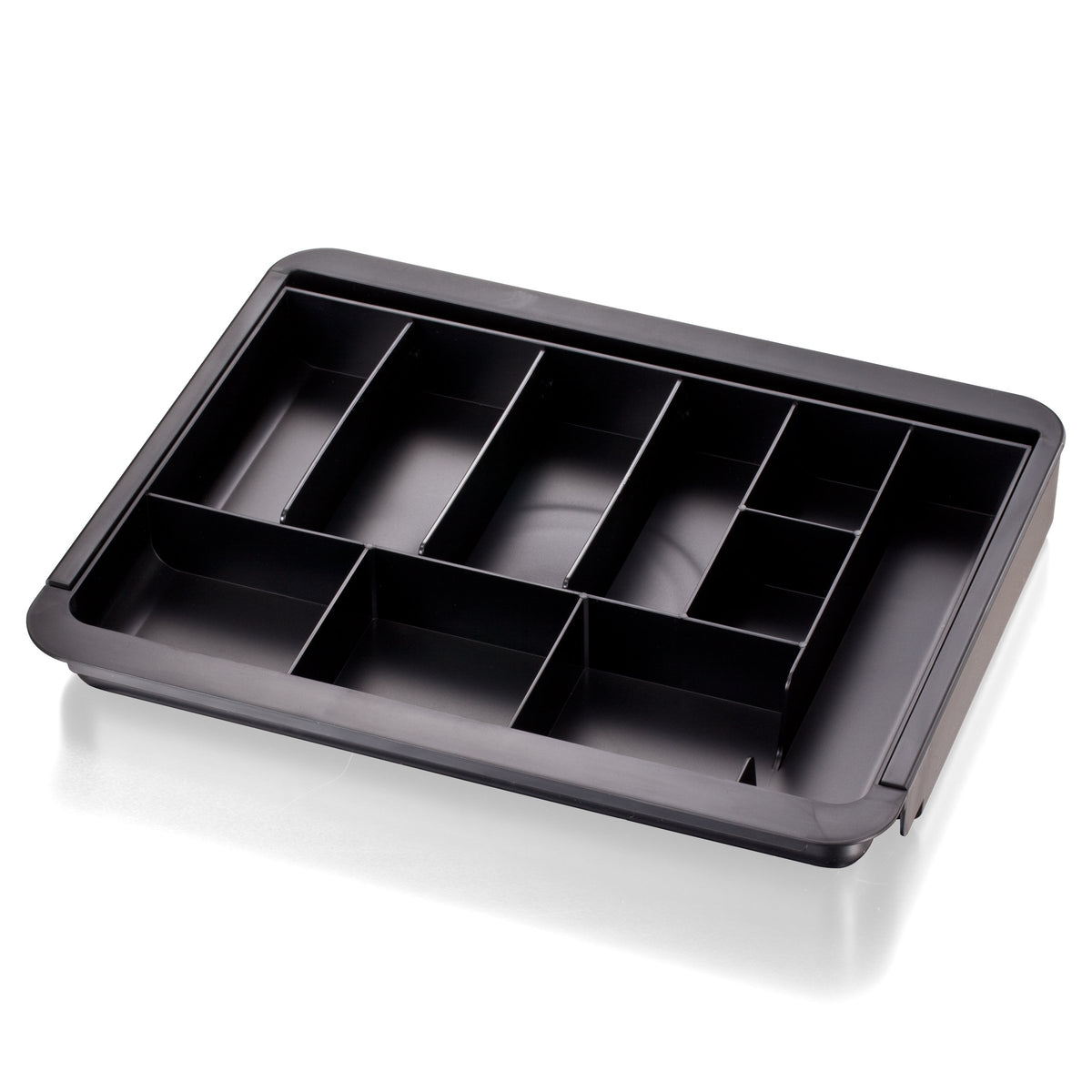Officemate Expandable Drawer Organizer Tray, Adjustable 10.3"–16" Width, Customizable Compartments