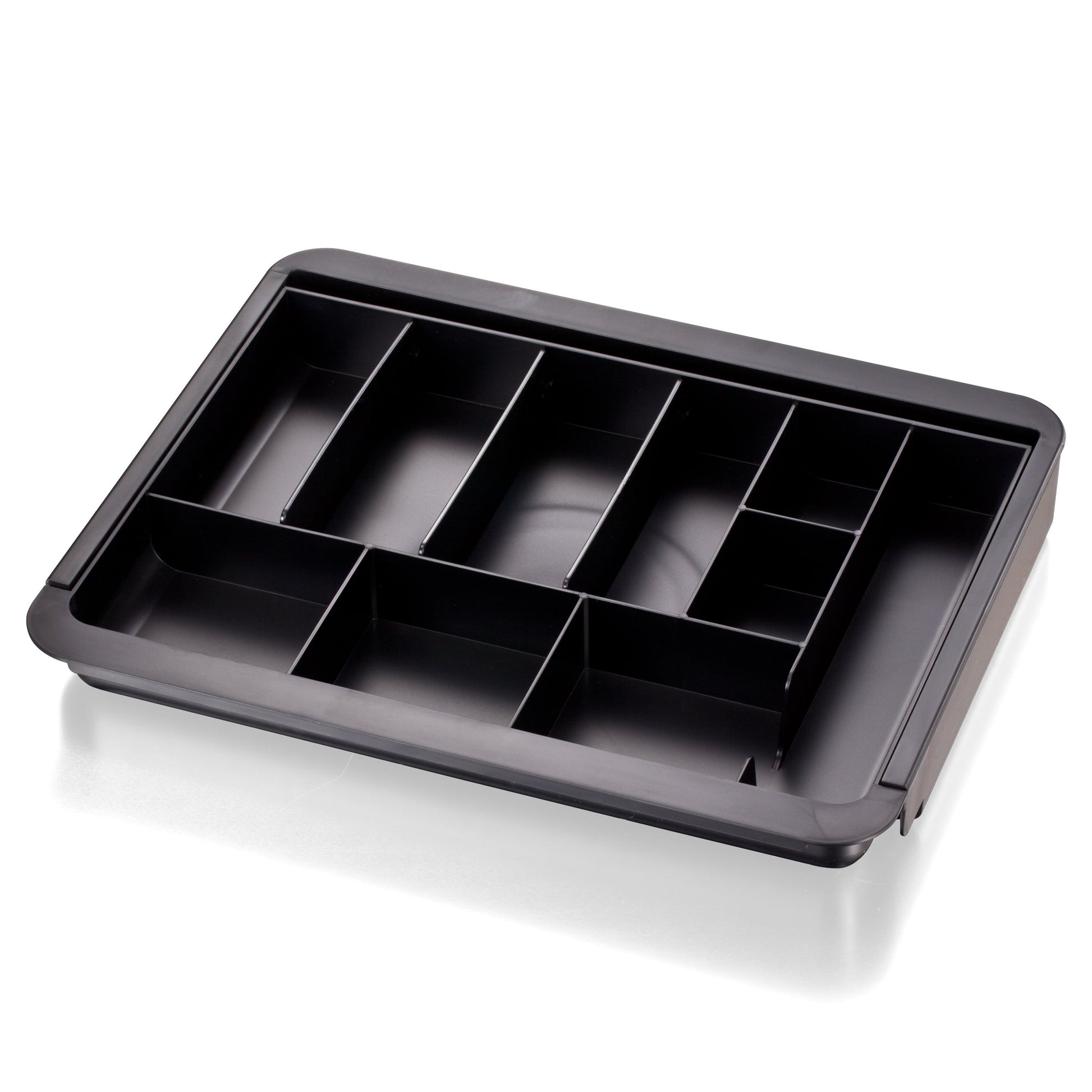 Officemate Expandable Drawer Organizer Tray, Adjustable 10.3"–16" Width, Customizable Compartments