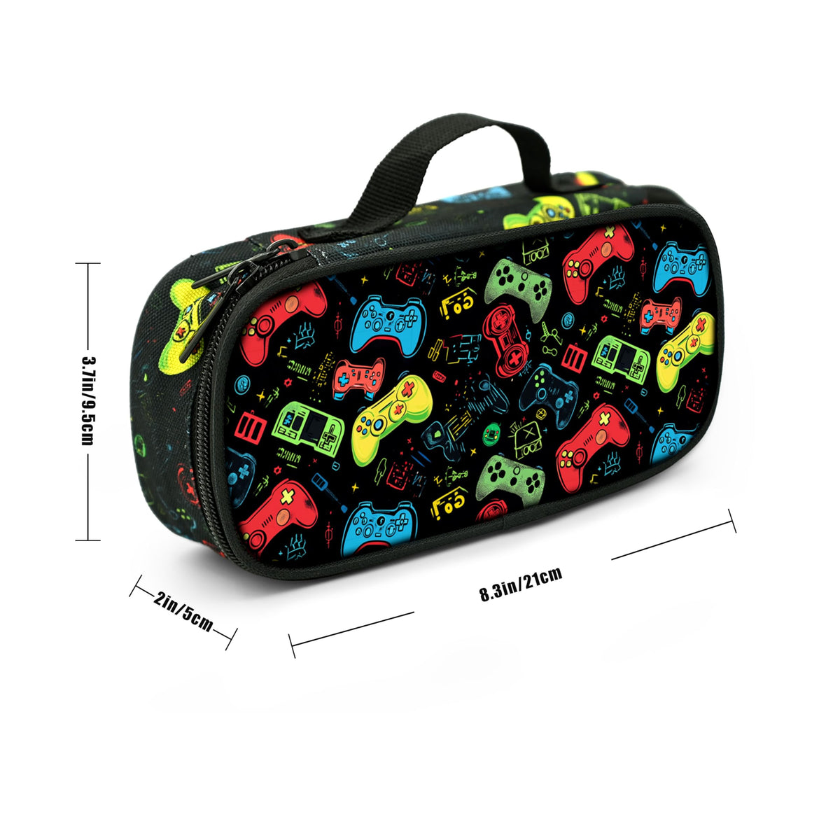Droerfes Game Pencil Case Pencil Pouch Large Capacity Pen Bag School Office Organizer Stationery