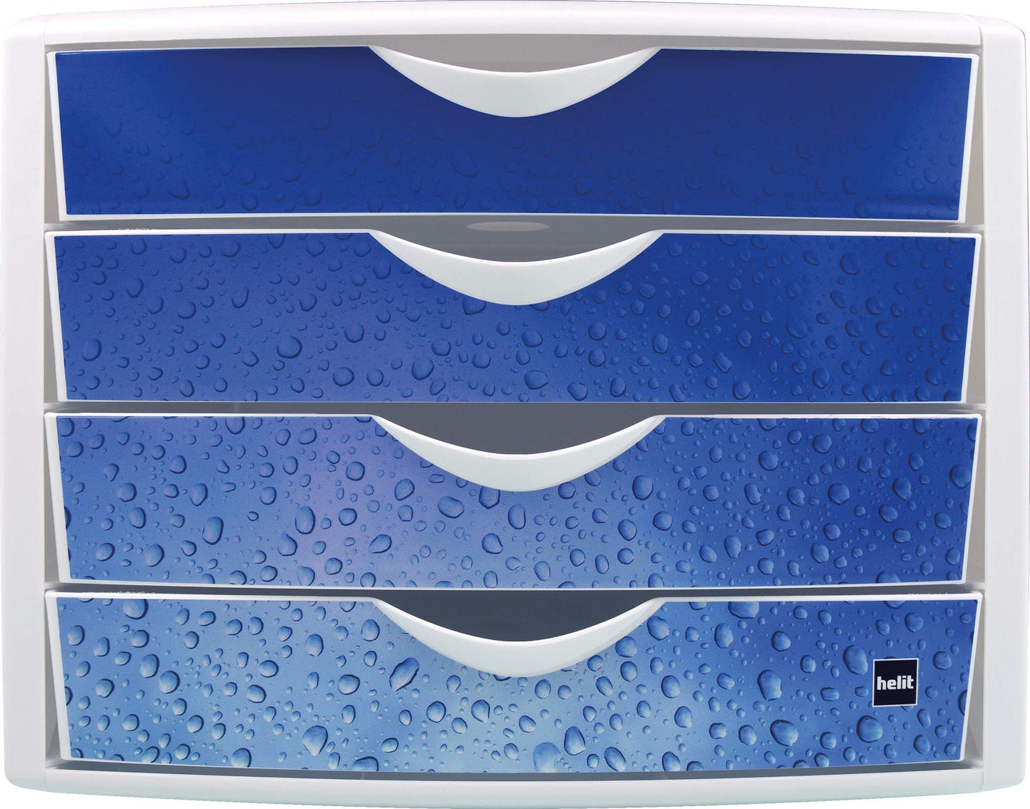 Helit, the “Chameleon” drawer box white/blue
