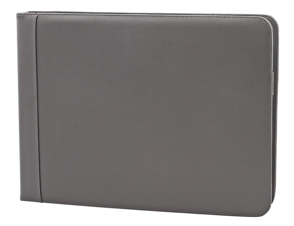 2Fold Business Check Binder 7 Ring for 3-Up Business Size Checks with Extra Business Card Case - PU