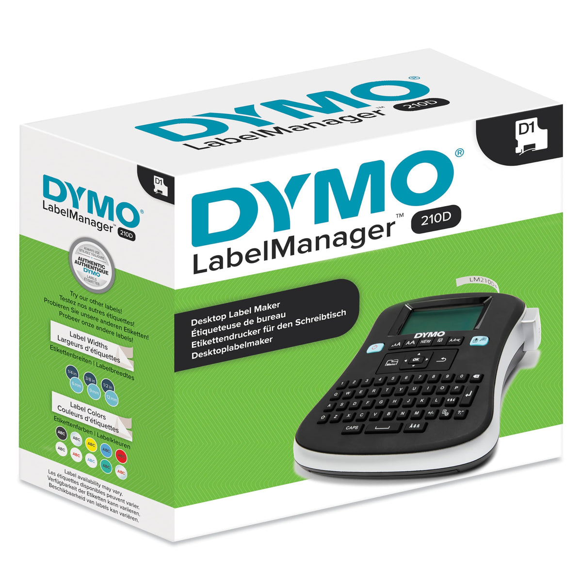 DYMO Desktop Label Maker | LabelManager 210D All-Purpose Portable Label Maker, Easy-to-Use