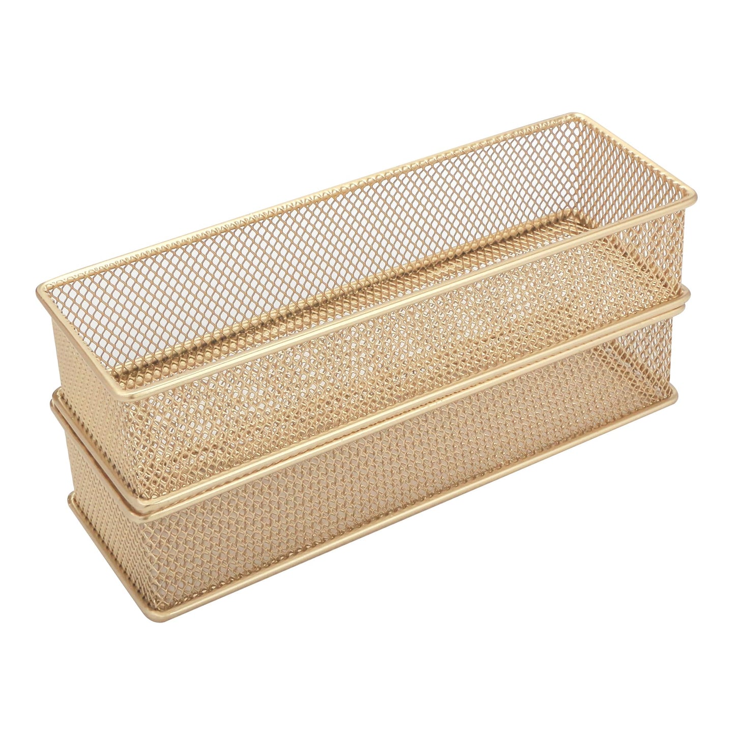 Annova Mesh Stackable Drawer Cabinet and Shelf Organizer Bins Storage Basket School Office Supply