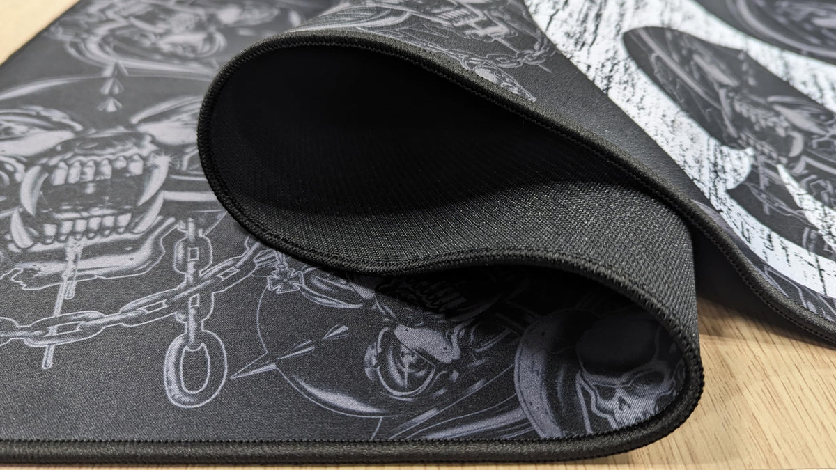 SUBSONIC Motorhead Mouse Pad XXL 35x15 in – Gaming Desk Mat Extra Large