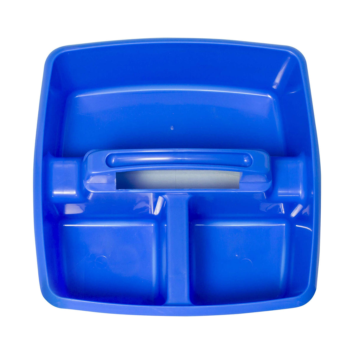 Storex 3-Compartment Small Caddy – Multipurpose Classroom Organizer with Handle, Assorted STEAM