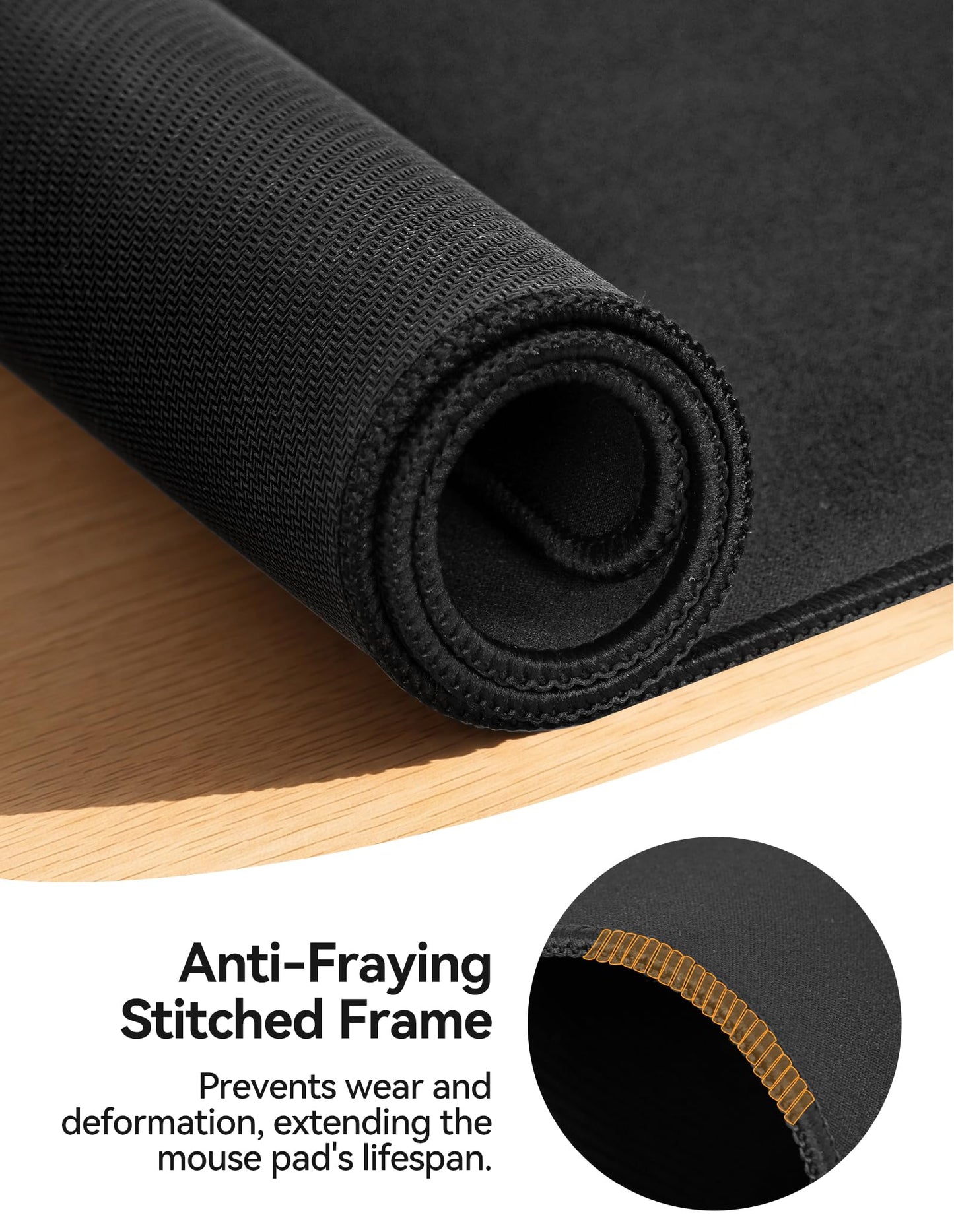 TECKNET Large Mouse Pad for Desk 47.2" x 23.6",XL Extended Gaming Desk Mat