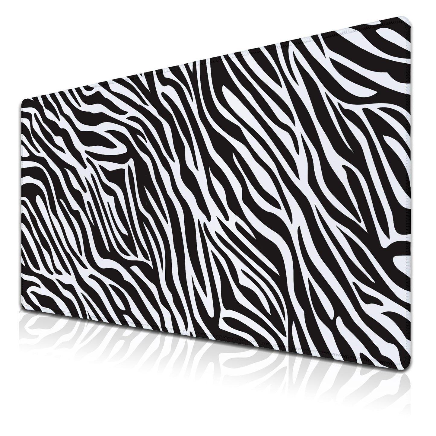 Samgula Desk Mouse Pad Black and White, Gaming Pad Big Mouse Pads, Ga Mouse Pad Non-Slip Rubber