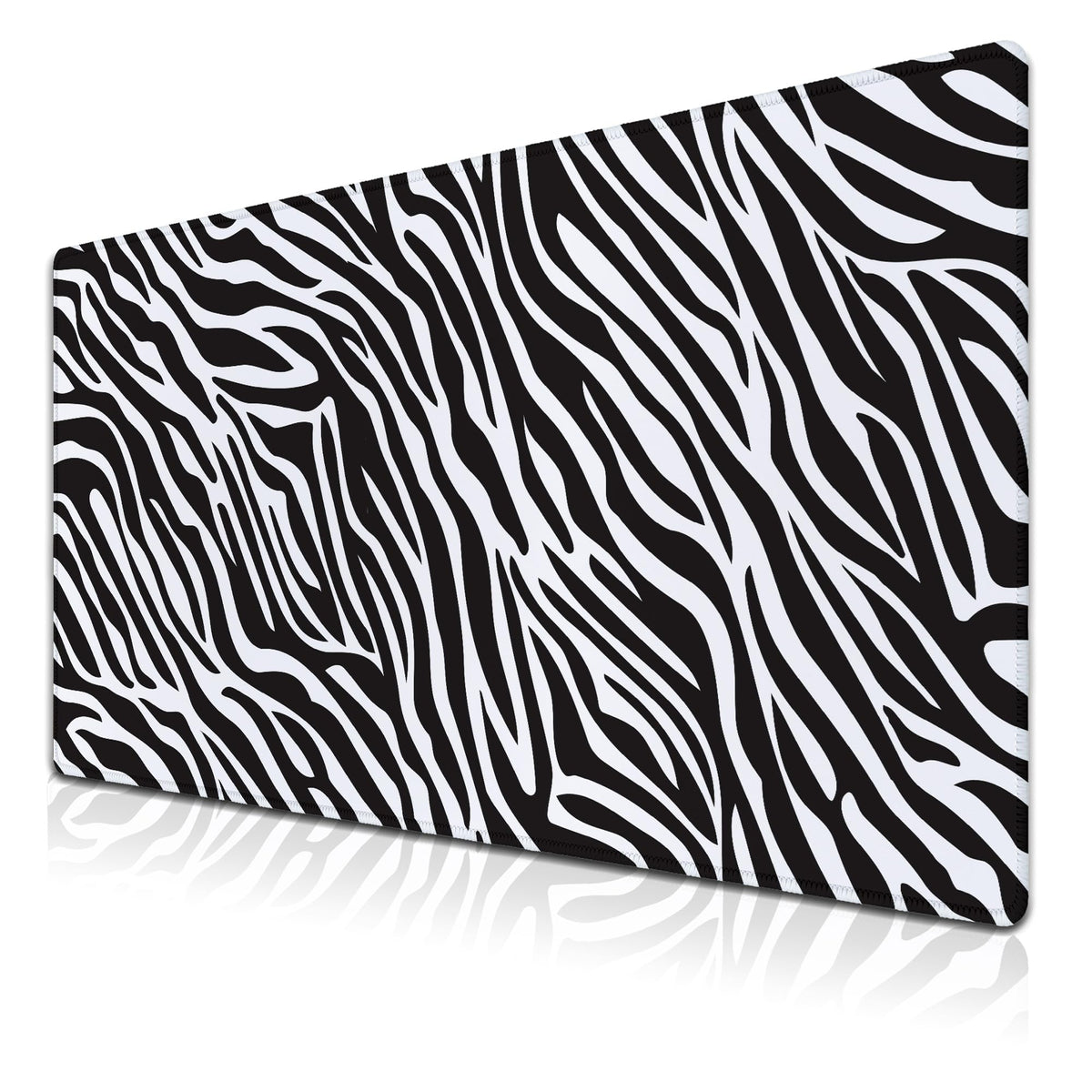 Samgula Desk Mouse Pad Black and White, Gaming Pad Big Mouse Pads, Ga Mouse Pad Non-Slip Rubber