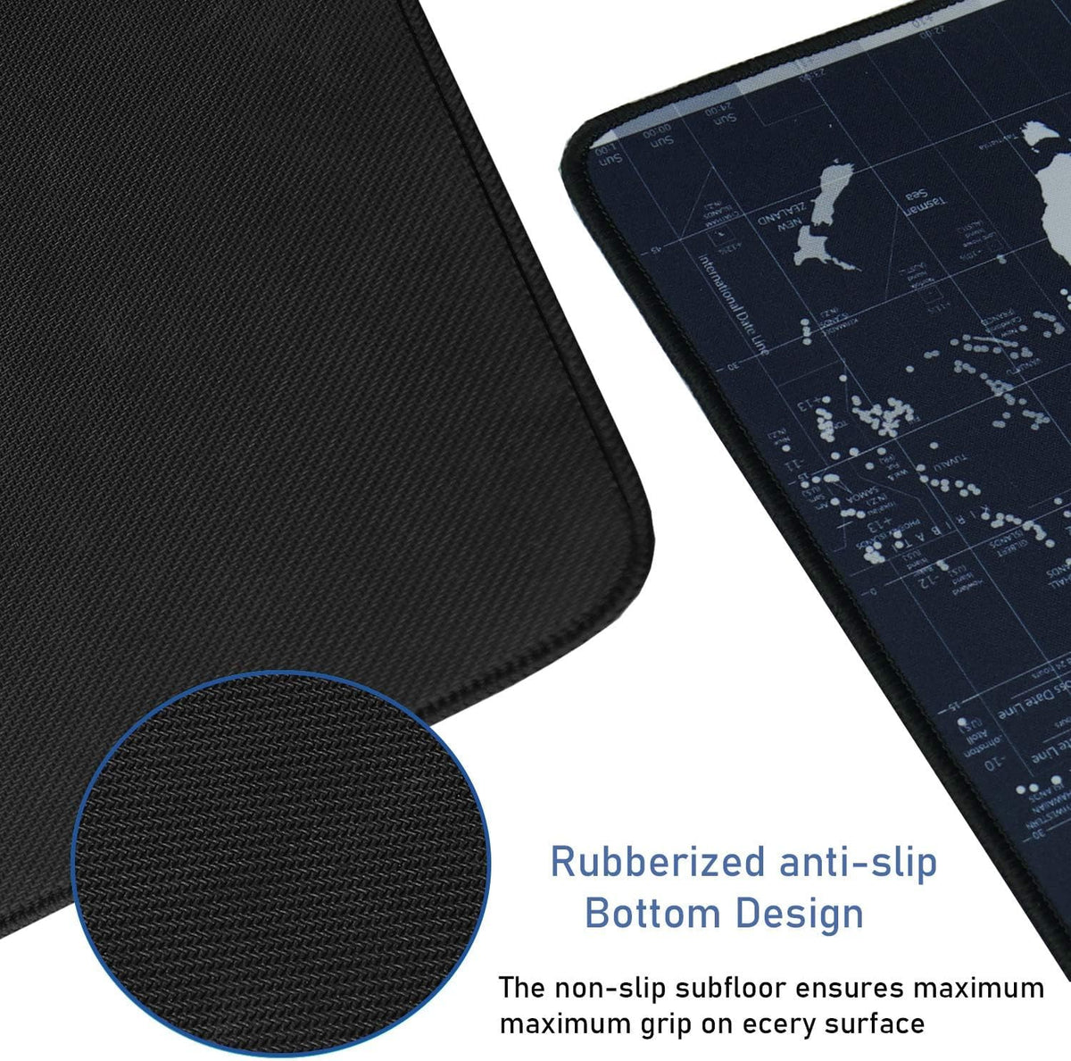 Large Extended Gaming Mouse Pad with Stitched Edges 35.4X15.7In Waterproof