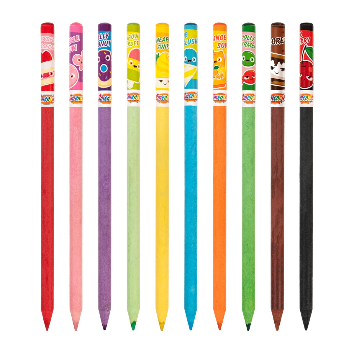 Scentco Colored Smencils – 10 Scented Colored Pencils for Kids