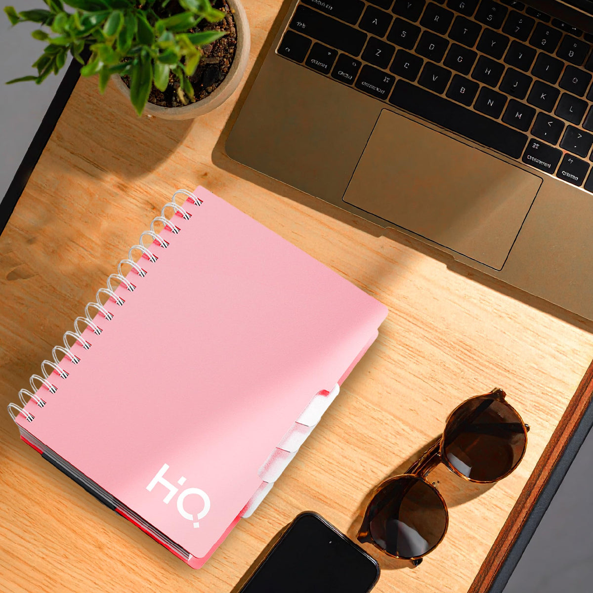 HQ Navneet Five Subject Spiral Wiro Bound Notebook |14.8cm x 21cm | Single Line | 300 Pages |