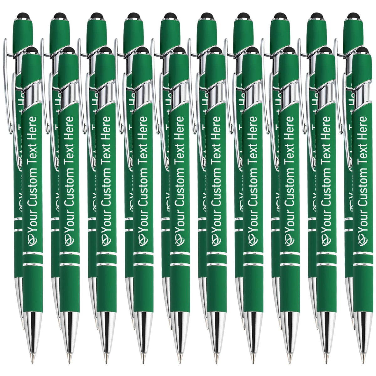 STREADVE Personalized Custom Pens with Name Engraved Logo Text Pen, Pack of 20 Customized Smooth
