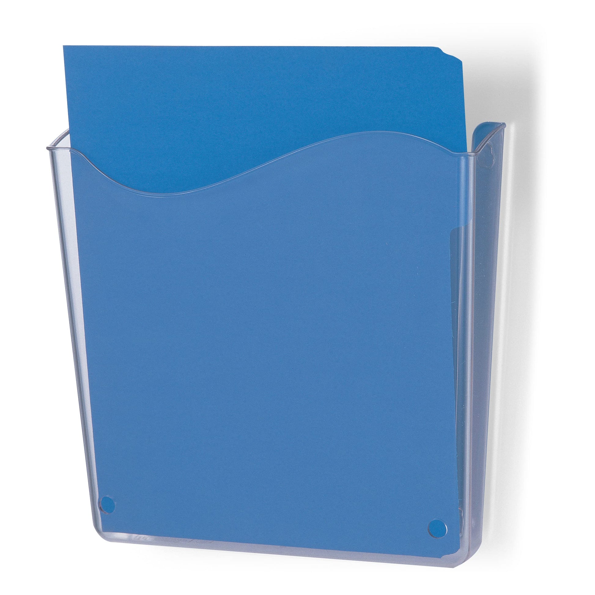 Officemate Vertical Wall File, Letter Size, Durable Unbreakable Plastic Organizer, Mountable Wall