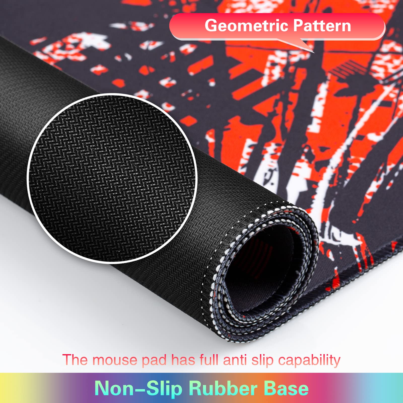 Canjoy Gaming Mouse Pad, 31.5x15.7in Large Mouse Pads for Desk Keyboard Pad