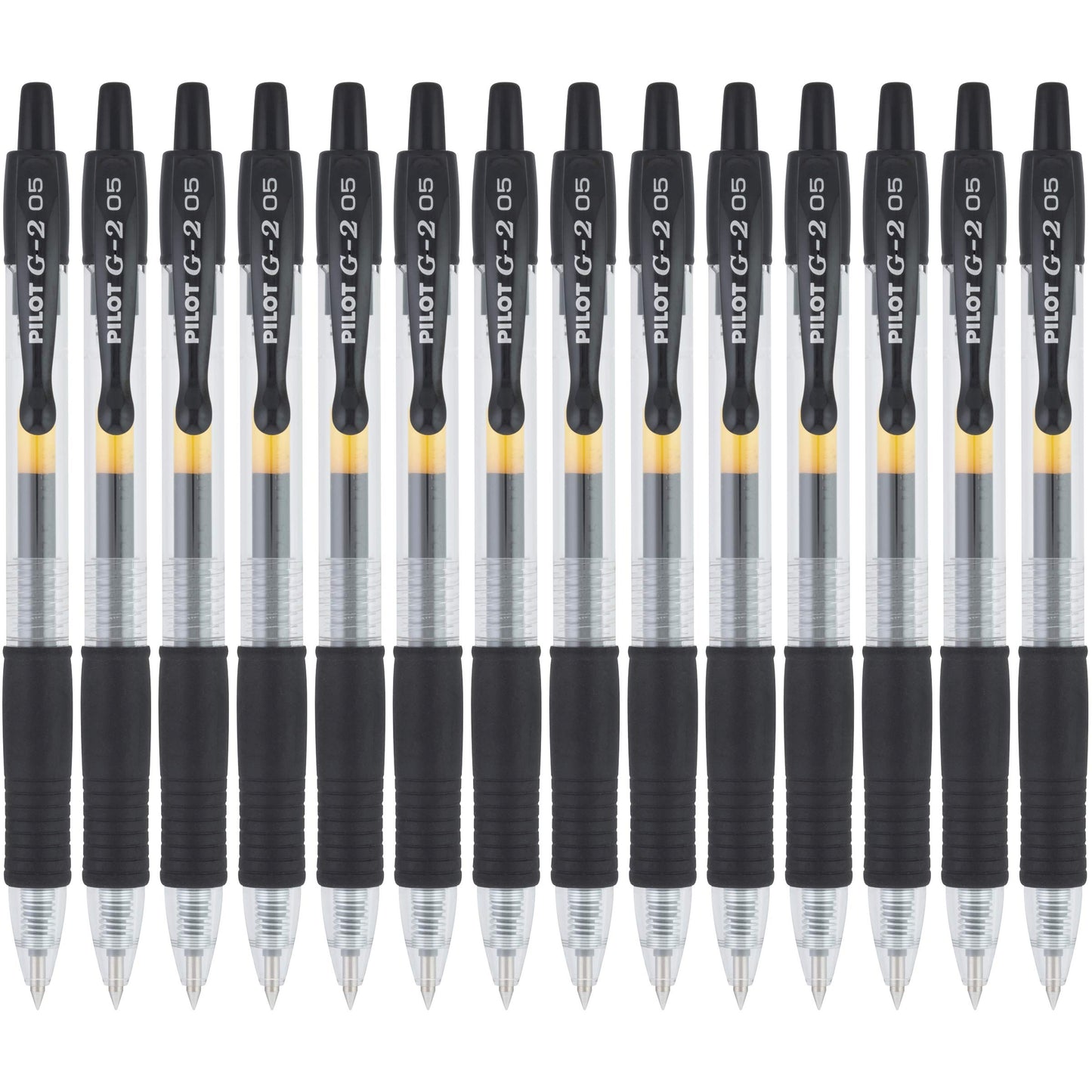 PILOT G2 Premium Gel Roller Pens, Gel Pens Black, Pack of 14