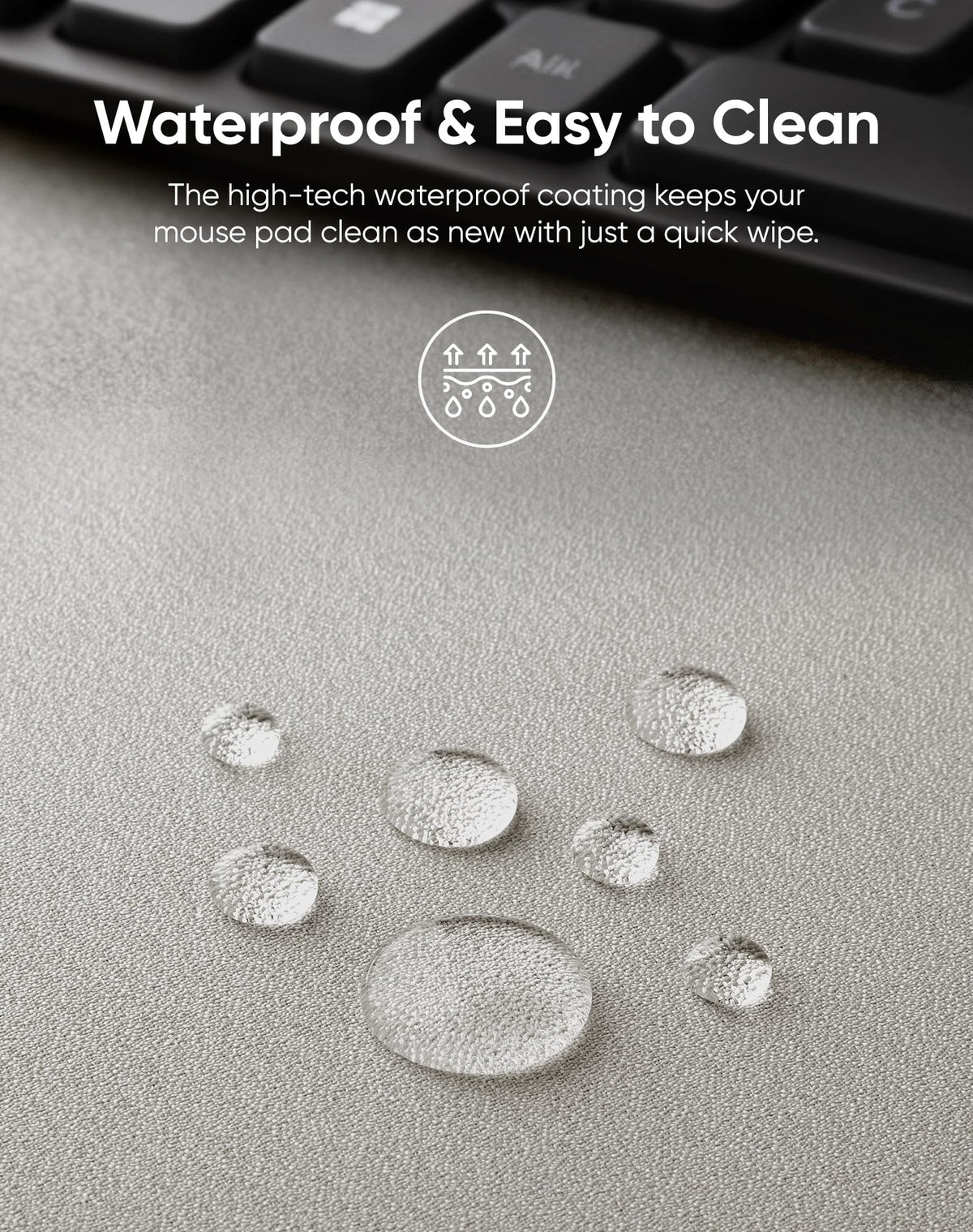 Reniteco Waterproof Large Office & Gaming Mouse Pad, 31.5" x 11.8" x 0.12"