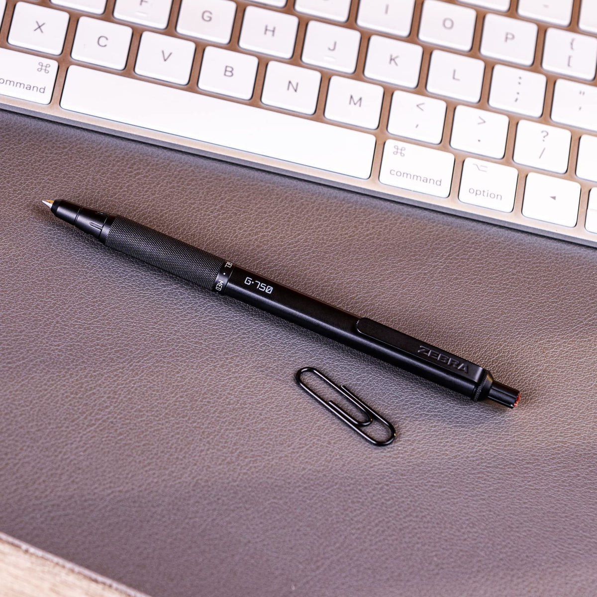 Zebra Pen STEEL G-750 & M-701 Retractable Pen and Pencil Gift Set, 2-Pack