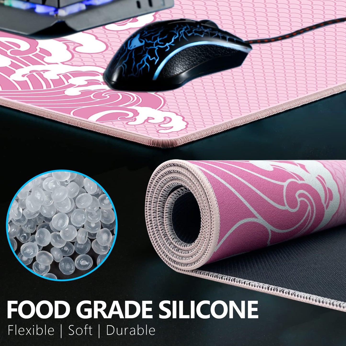 X-Raypad Aqua Control Plus Wave Gaming Mouse Pad, Ultra-High Precision Mouse Pad with Perfect Speed