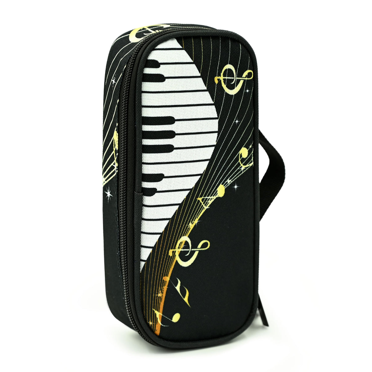 Droerfes Music Pencil Case Pencil Pouch Large Capacity Pen Bag School Office Organizer Stationery