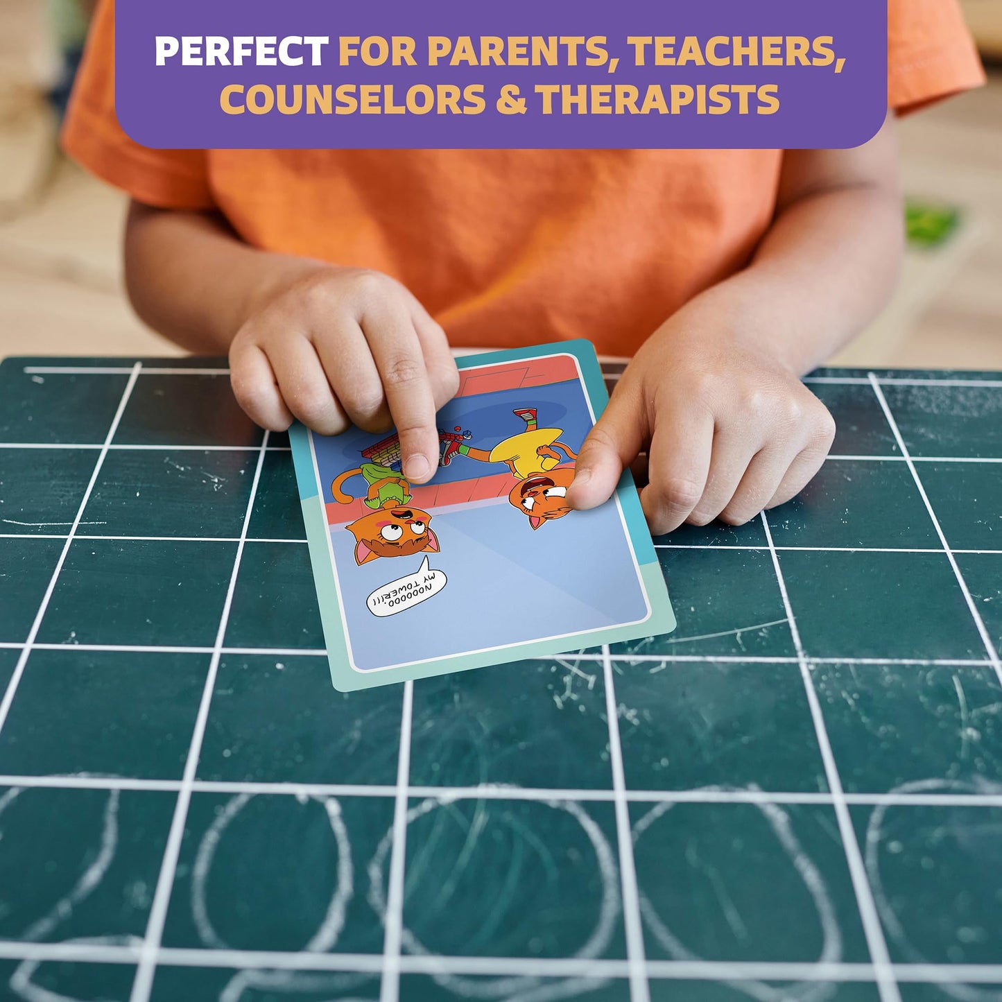 Who What Why Feelings Conversation Cards for Kids, Social SEL Game, Ages 4+