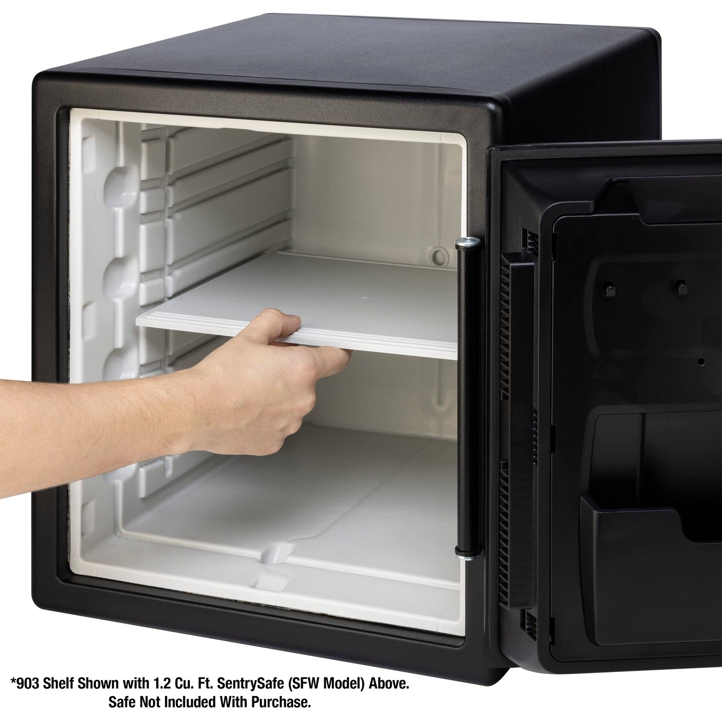 SentrySafe Shelf Insert for SFW082 and SFW123 Fireproof and Waterproof Safes, White Adjustable Safe