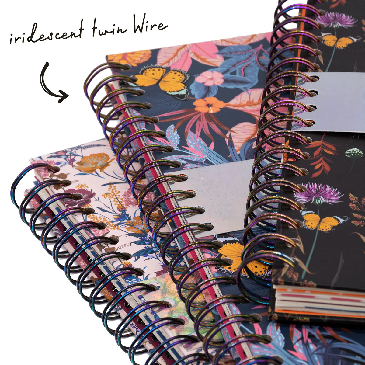 Pukka Pad 5 Subject Spiral Notebook 3-Pack - 200 Pages, 100 Sheets of 80GSM Paper with