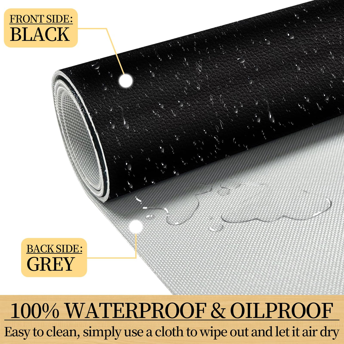 Meetcolor Desk Mat Set,3-in-1 Mouse Pad with Wrist Rest and Keyboard Pad