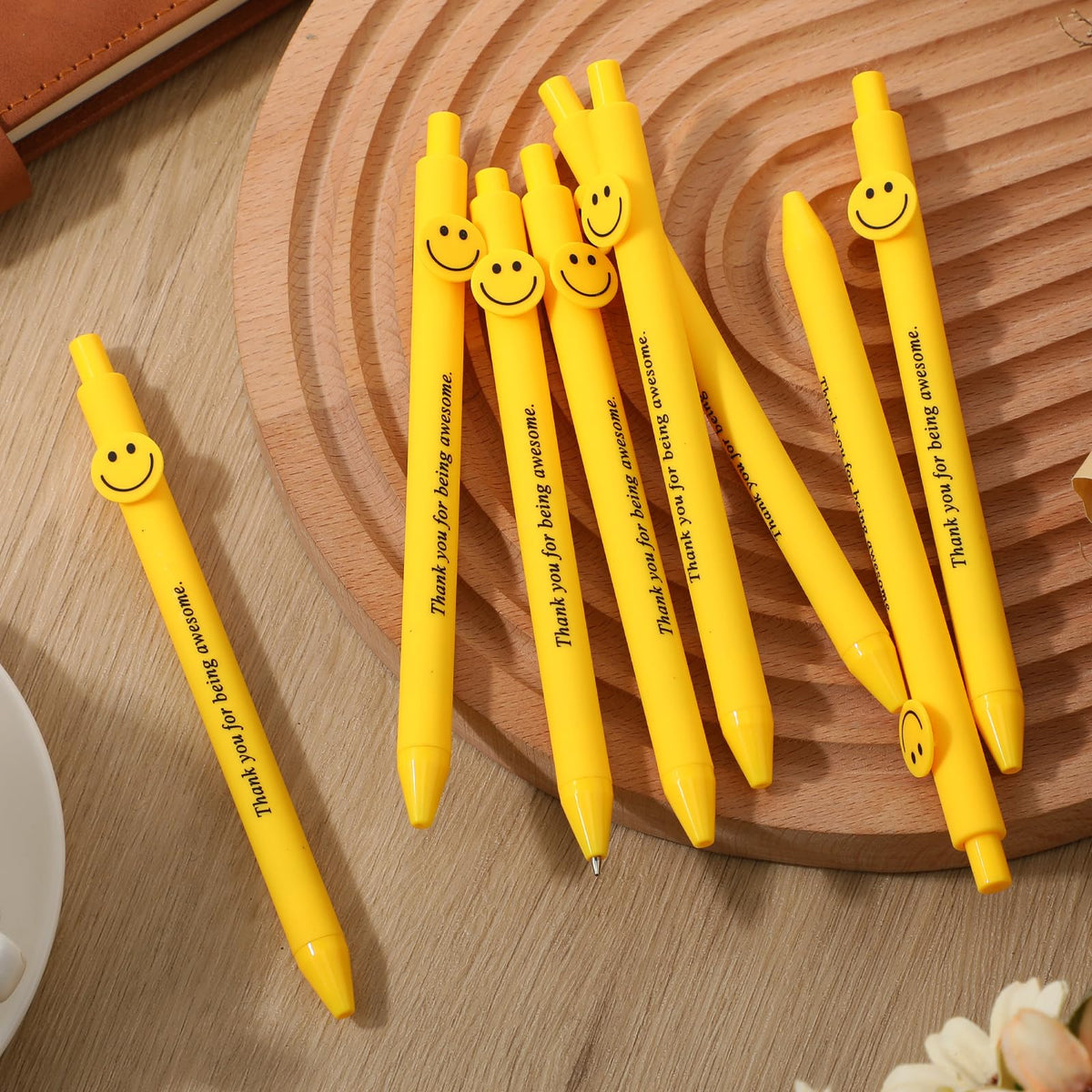 Fuutreo 50 Pcs Funny Pens Employee Appreciation Gifts, Thank You