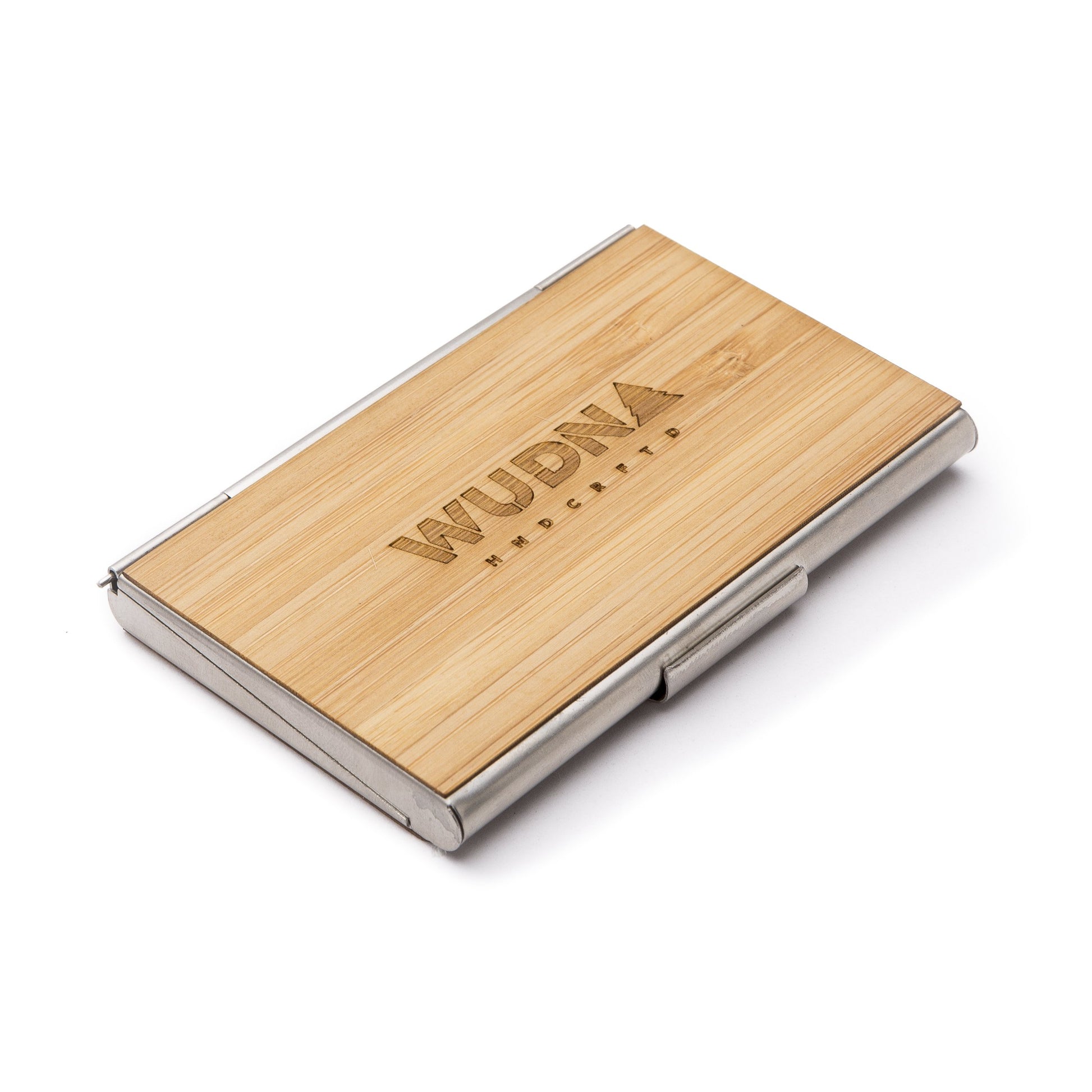 WUDN Handcrafted Business Card Holder Wallet For Men and Women | Holds Up to 20-25 B-Cards or 8-10