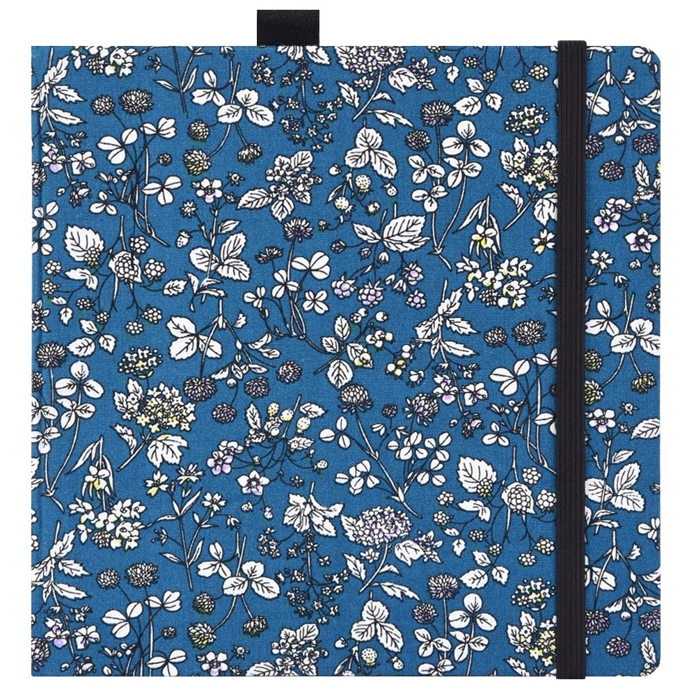 Mifuner Square 8.2x 8.2 165gsm Colored pencil paint Journal Hardbound 128pgs（64 Sheets Front Back