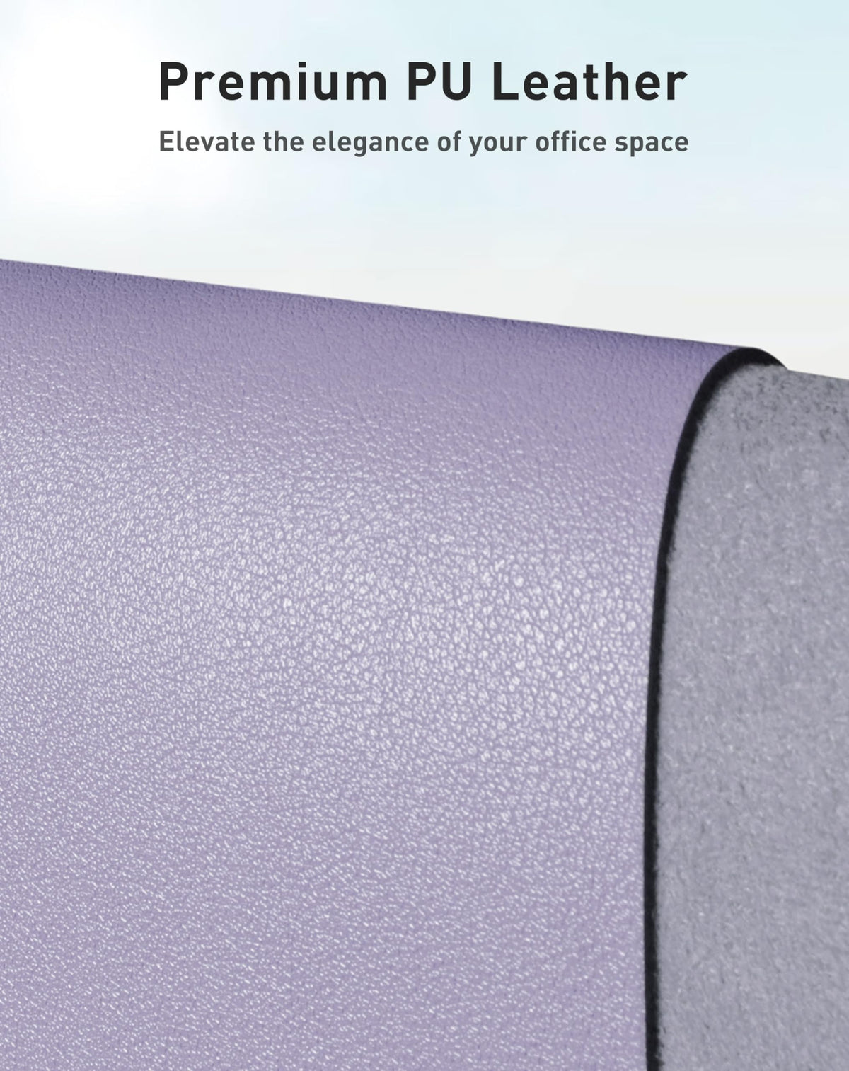 Aothia Faux Leather Desk Mat - Large Mouse Pad, Non-Slip PU Leather Blotter, Waterproof Writing