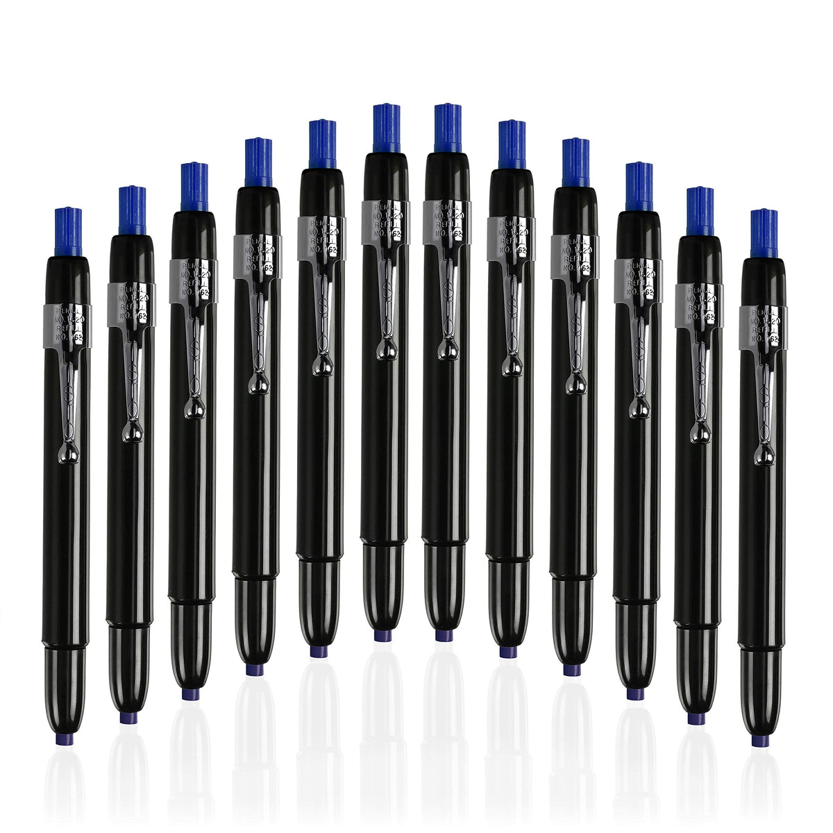 Listo 1620 Box of 12 Blue Color China Markers | Grease Pencils |China Marking Pencils| Wax Pens|