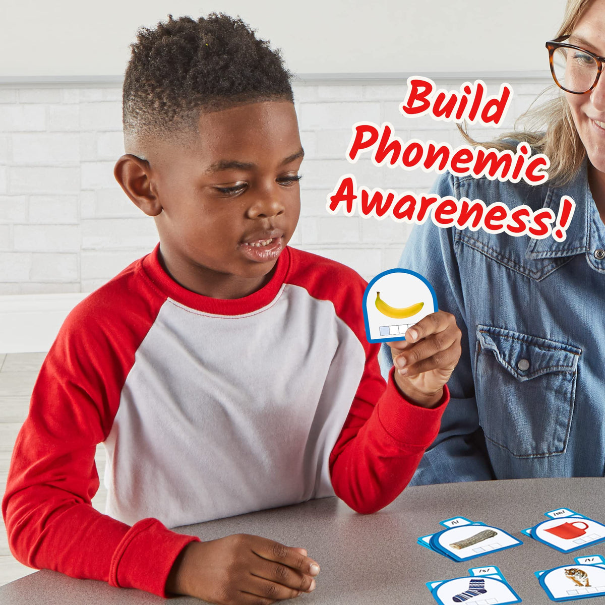 hand2mind Sort that Sound Activity Set, Phonemic Awareness, Ages 3+