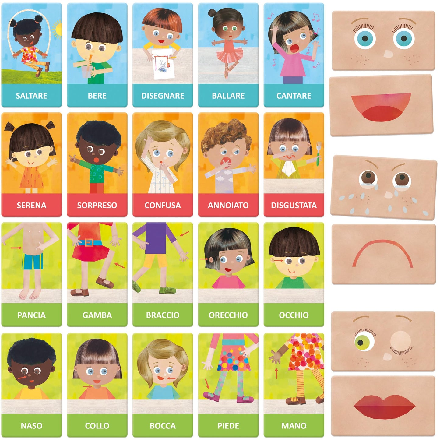 Headu IT23103 Emozioni e Azioni Flashcards Montessori Emotions and Actions, 3