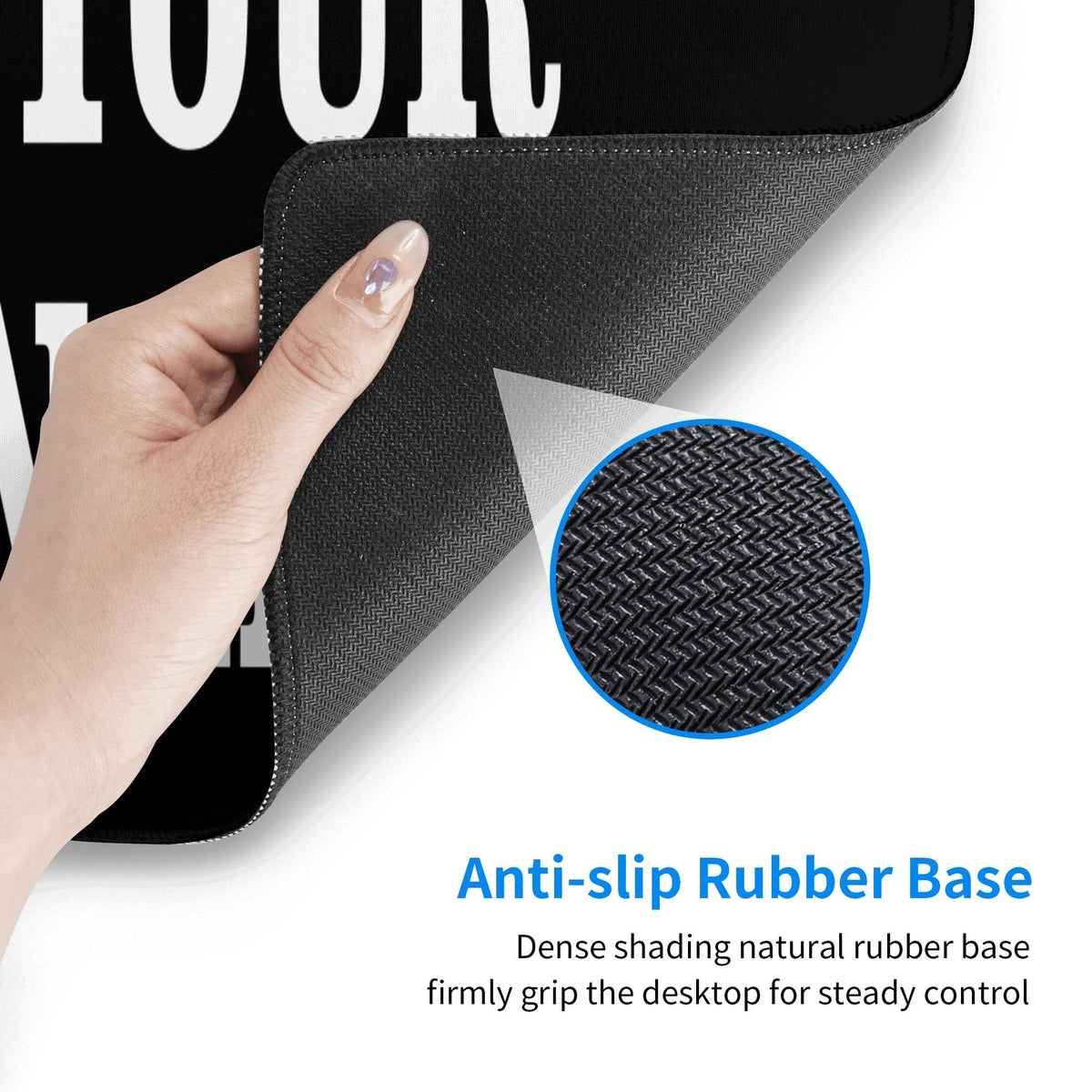 OHORTEB Custom Desk Mat Personalized Mouse Pad with Photo, 12x31.5inch