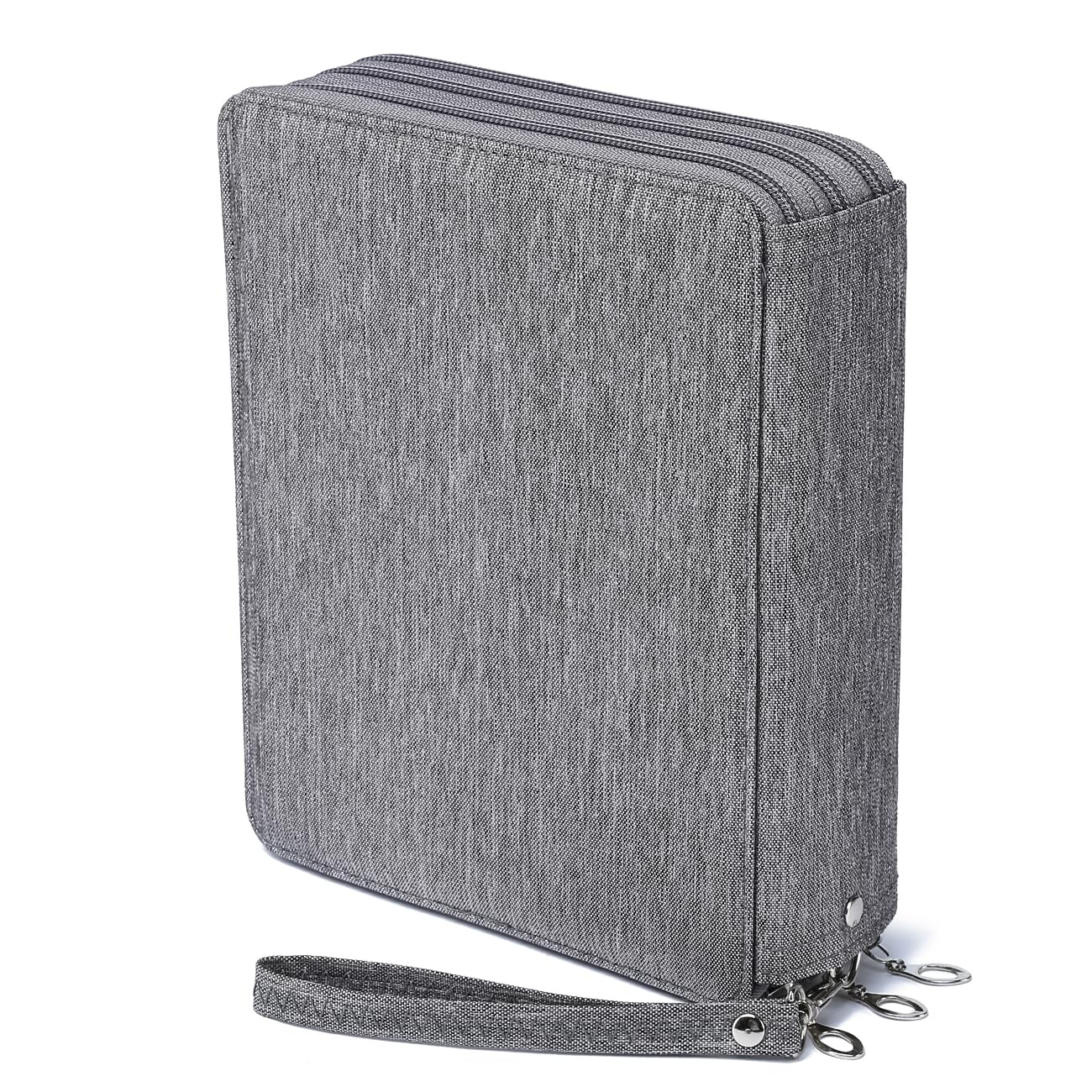 YOUNGCOL 120 Slots Colored Pencil Case Holder Large Capacity Color pencil organizer Storage (Gray)