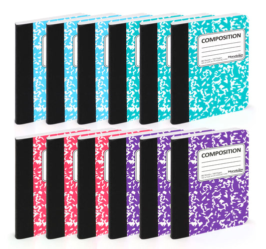 Mini Composition Notebooks, Small Pocket Sized Notebook, for Kids, Students, College Office